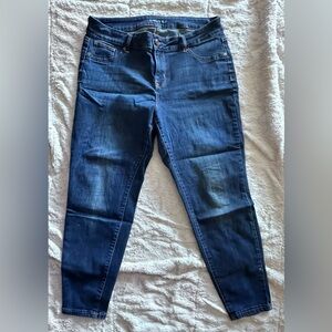 Maurices Dark Blue Skinny Jeans